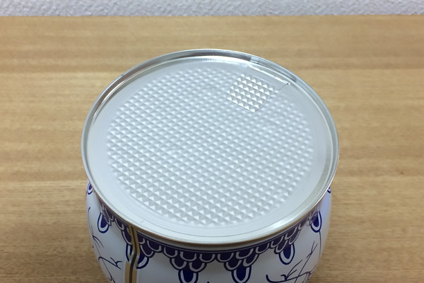 ツボみたいな入れ物 コペンハーゲン ダニッシュミニクッキー 内蓋