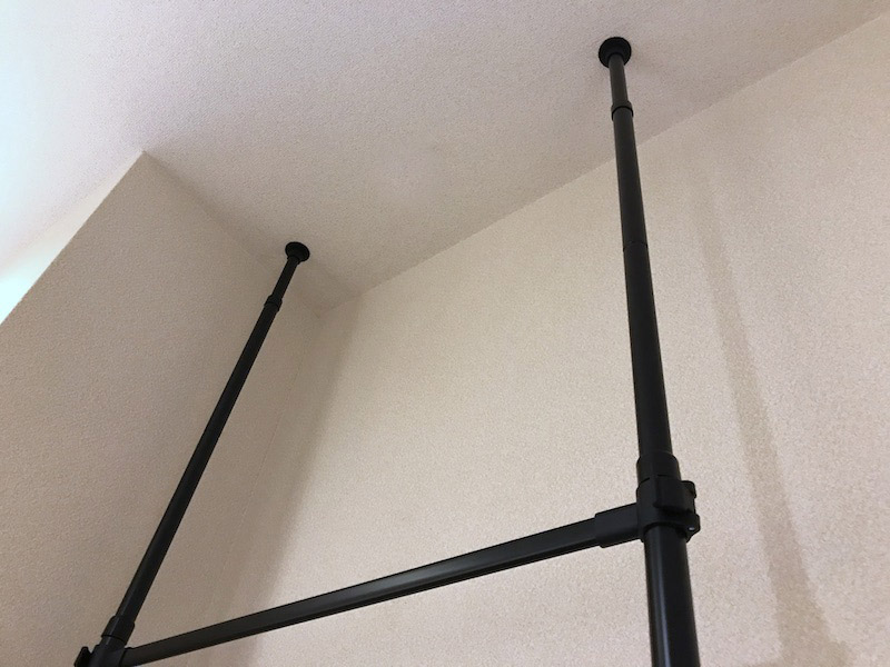 アイリスプラザ 突っ張り棒スチールラック