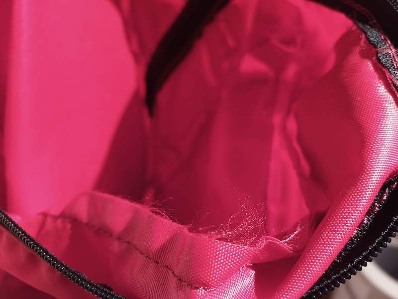 フレドリックパッカーズの切りっぱなしナイロン生地